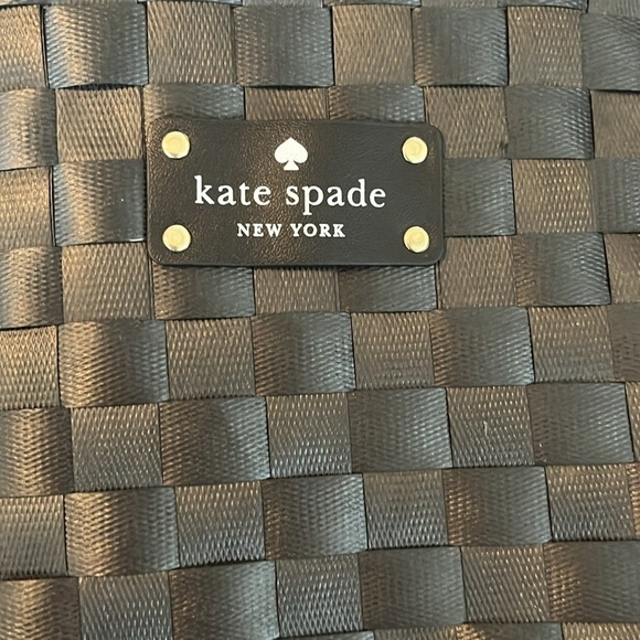 Kate Spade Woven Black And White Tote Bag NWOT - Picture 3 of 6